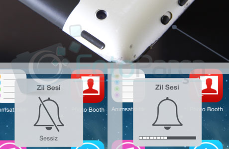 ipad sesi açık ve kapalı konumları